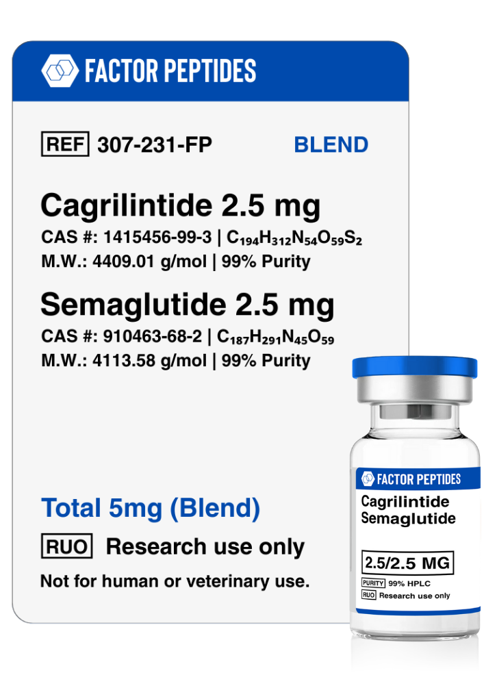 Cagrilintide + Semaglutide - Weight Loss Peptides - FactorPeptides