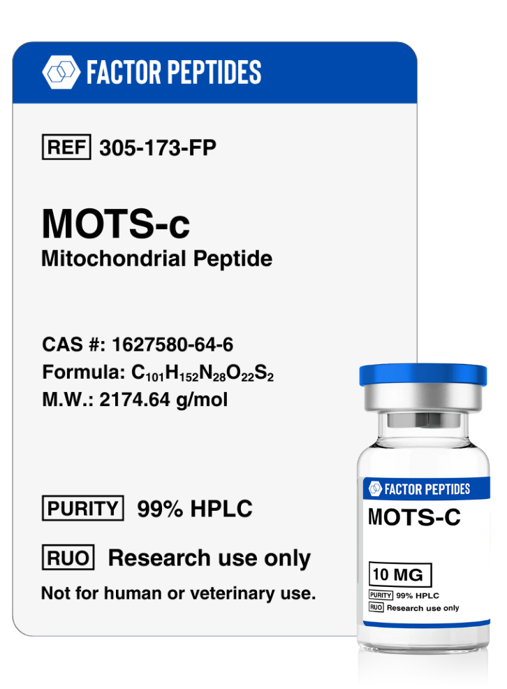 MOTS-C Peptide - Fat Burn Peptides - 16-Amino Acid Peptide