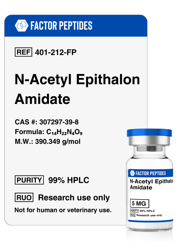 N-Acetyl Epitalon 5 mg - Anti Aging Peptides - Factor Peptides