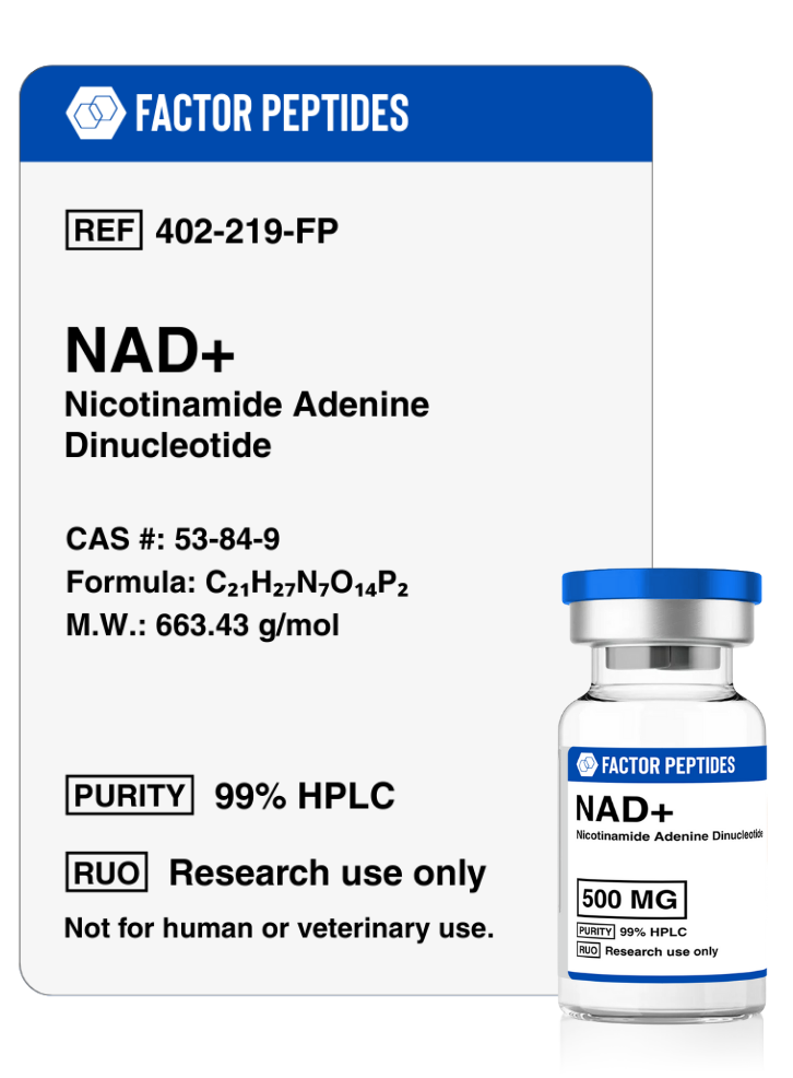 NAD+ Peptide - Anti Aging Peptides - Factor Peptides